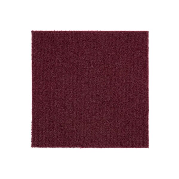 Achim Importing Achim Nexus Self Adhesive Carpet Floor Tile 12in x 12in, Burgundy, 12 Pack NXCRPTBU12 - main